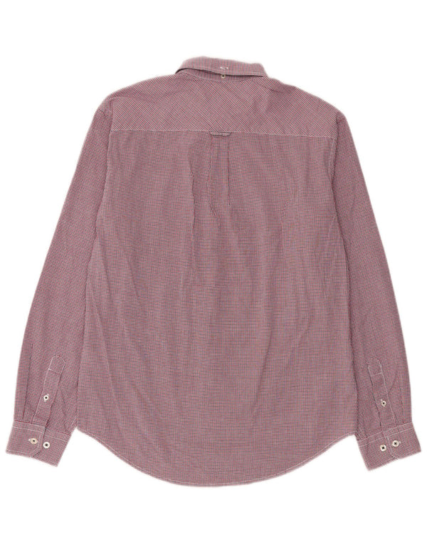 Koszula męska Ben Sherman, bawełniana w średnią czerwoną kratkę