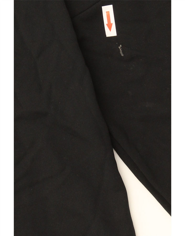 Męska bluza dresowa Nike Dri Fit z zamkiem błyskawicznym, mała, czarna, z blokami kolorów