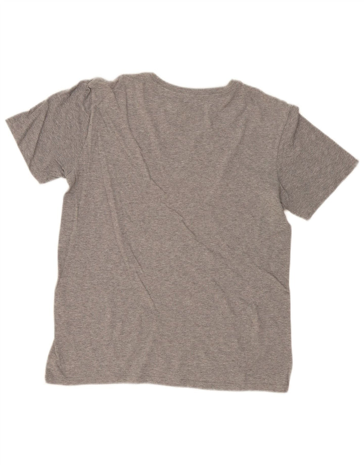 Męski T-shirt Nike Athletic Cut z grafiką, mały, szary nakrapiany