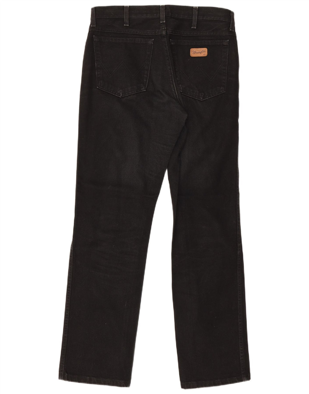 Damskie jeansy Wrangler Texas Straight W33 L32 Czarne bawełniane