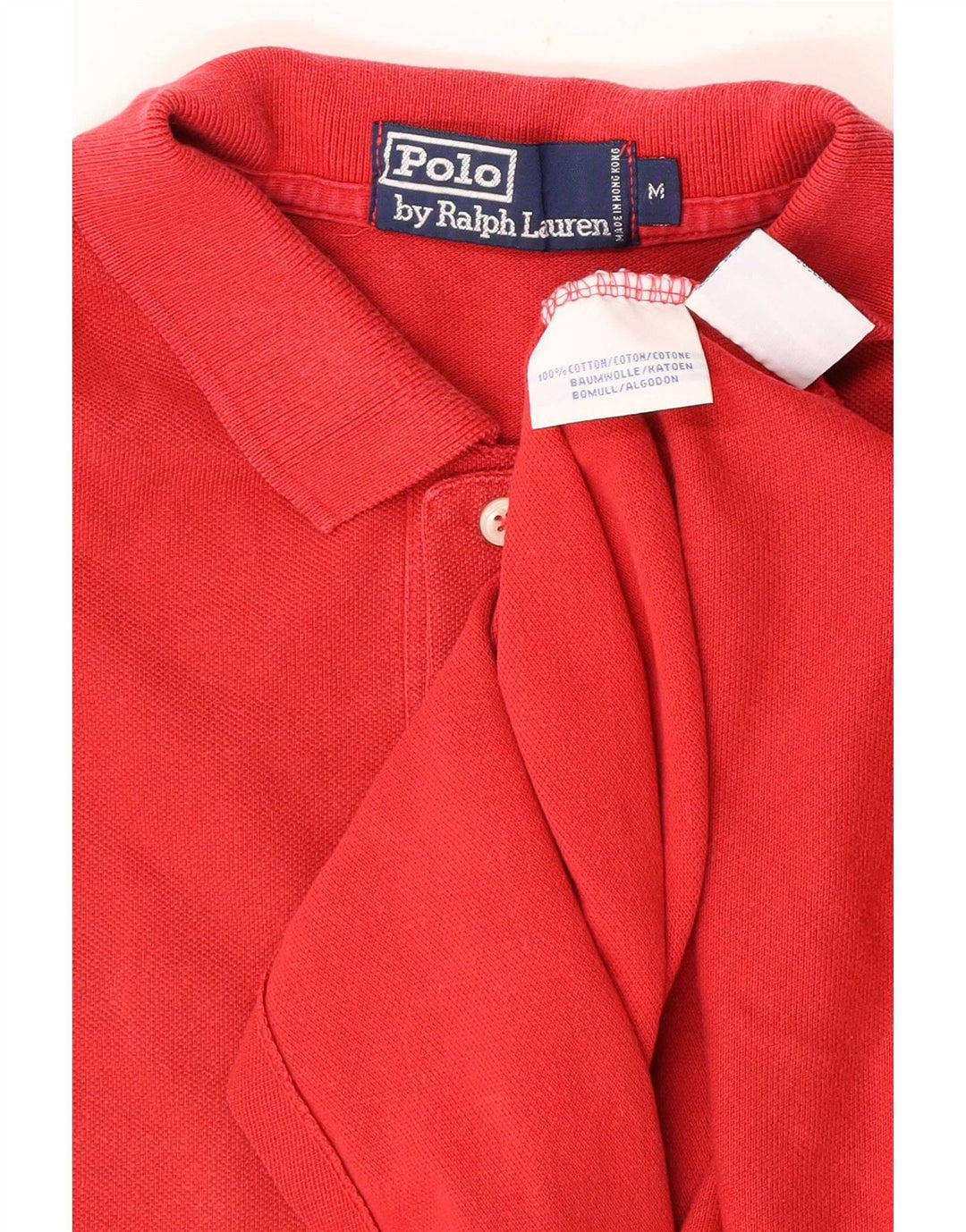 Koszula męska Polo Ralph Lauren, bawełniana, średnia czerwona