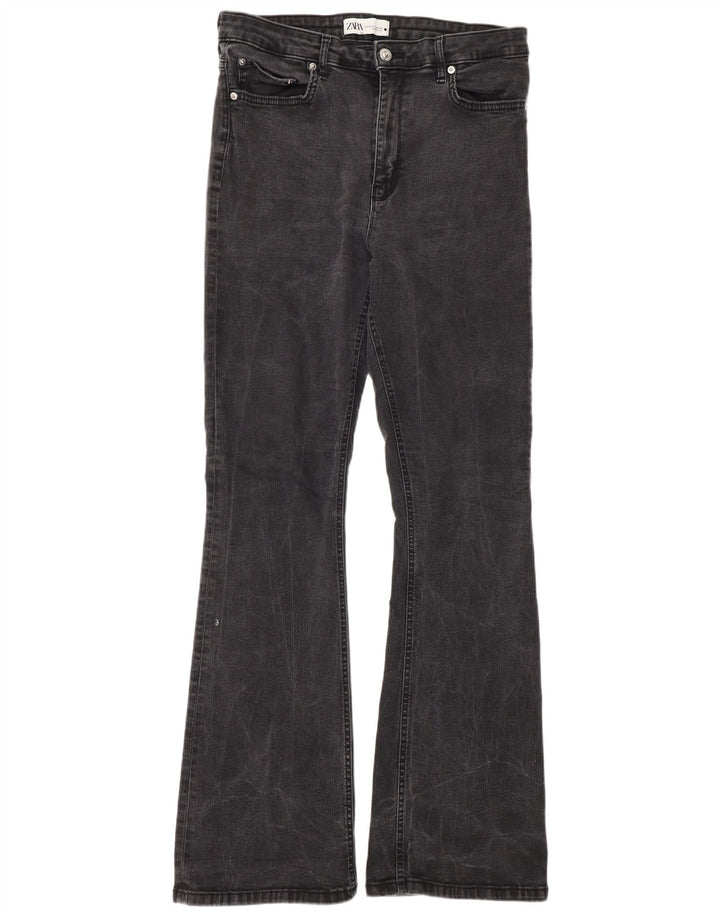 Damskie jeansy rozkloszowane Zara EU 44 XL W34 L34 Szare