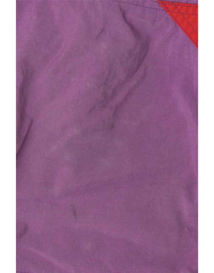 Męska kurtka pulowerowa Etirel UK 42 XL Fioletowy nylon z blokami kolorów