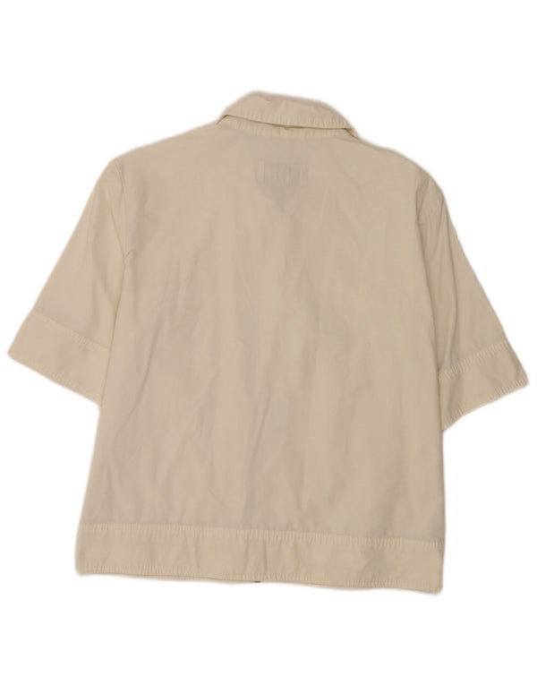 Koszula z krótkim rękawem Belfe & damska UK 10 Small White
