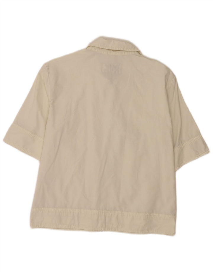 Koszula z krótkim rękawem Belfe & damska UK 10 Small White