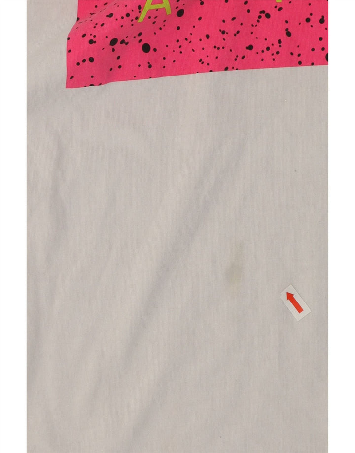 Męski T-shirt z grafiką Jordan, góra XL, biała bawełna