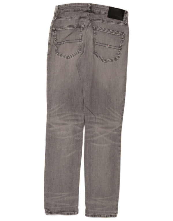 TOMMY HILFIGER Męskie jeansy Scanton Slim W30 L32 Szara bawełna