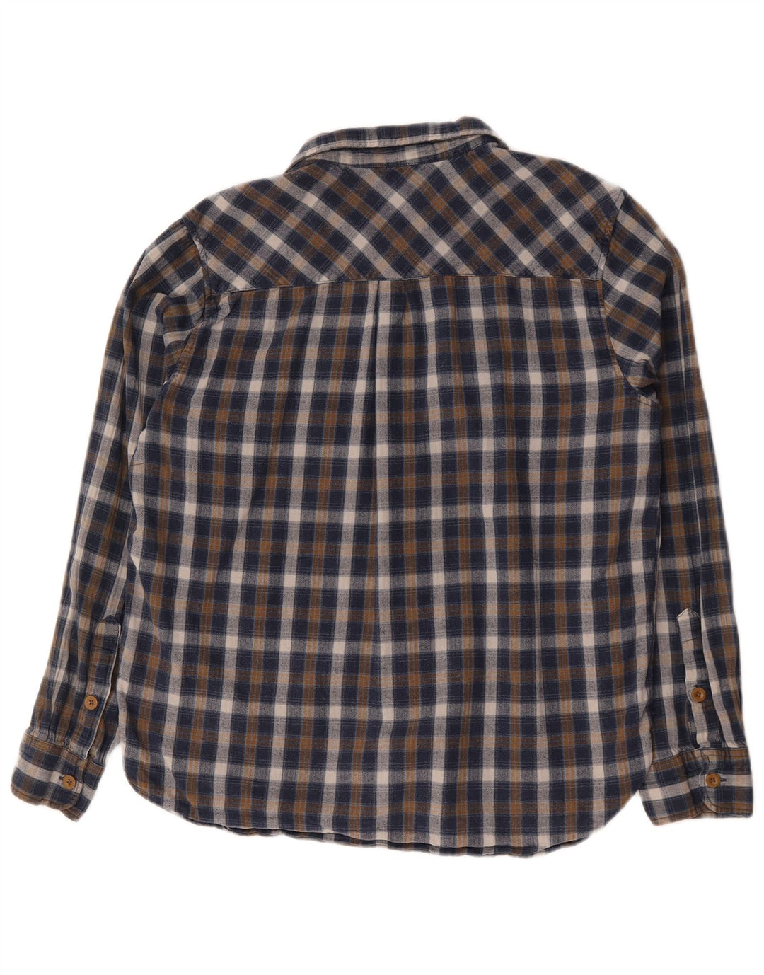Męska koszula flanelowa Mountain Warehouse XL w niebieską kratkę, bawełniana