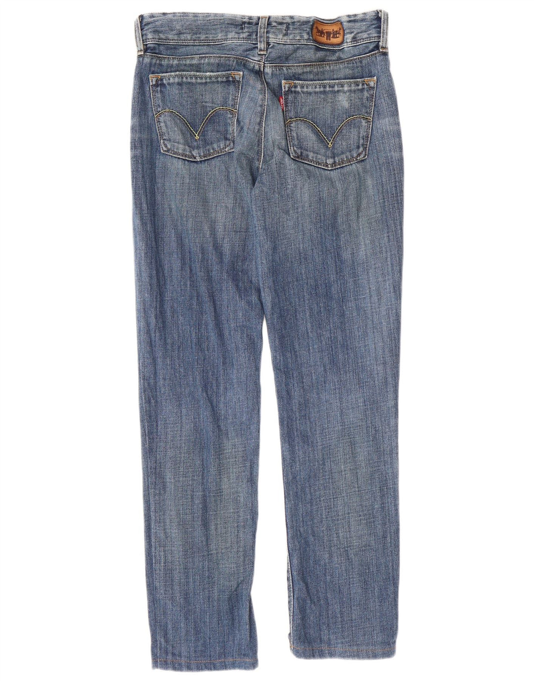 Damskie jeansy LEVI'S 507 Straight W27 L27 Niebieskie bawełniane