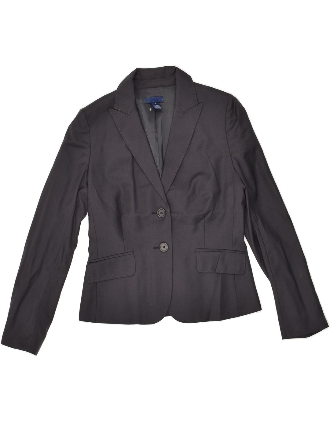 J. CREW Womens 2 Button Blazer Jacket US 6 Medium Grey Wool Vintage J. Crew and Second-Hand J. Crew from Messina Hembry 