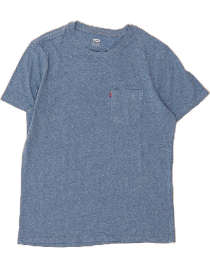 LEVI'S Mens T-Shirt Top Medium Blue Flecked Vintage Levi's and Second-Hand Levi's from Messina Hembry 