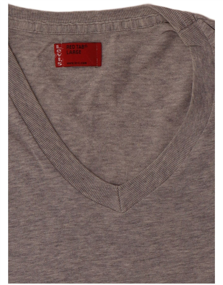 Męski T-shirt LEVI'S, duży, szary