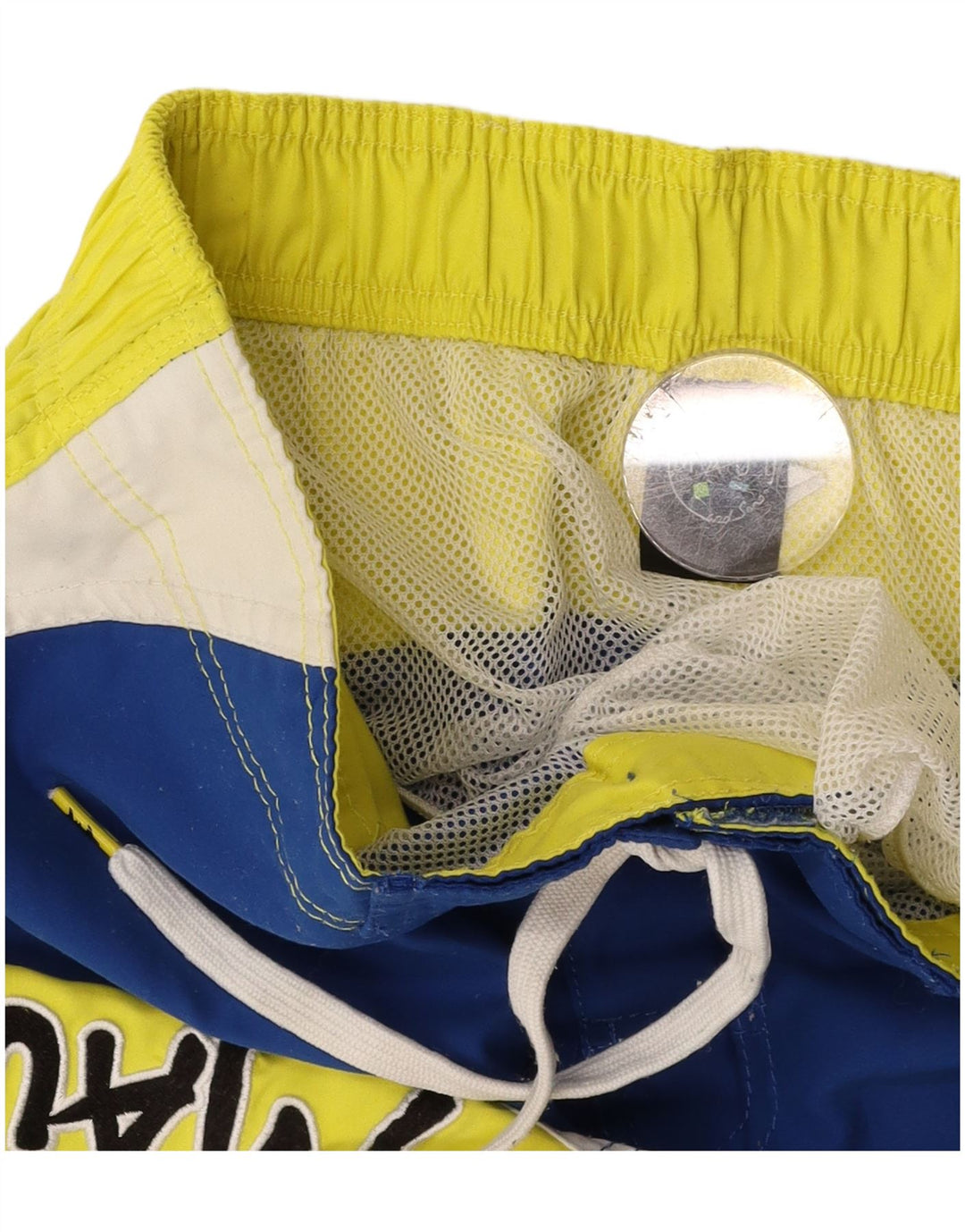 Męskie spodenki kąpielowe MAUI AND SONS z grafiką, w kolorze średnioniebieskim