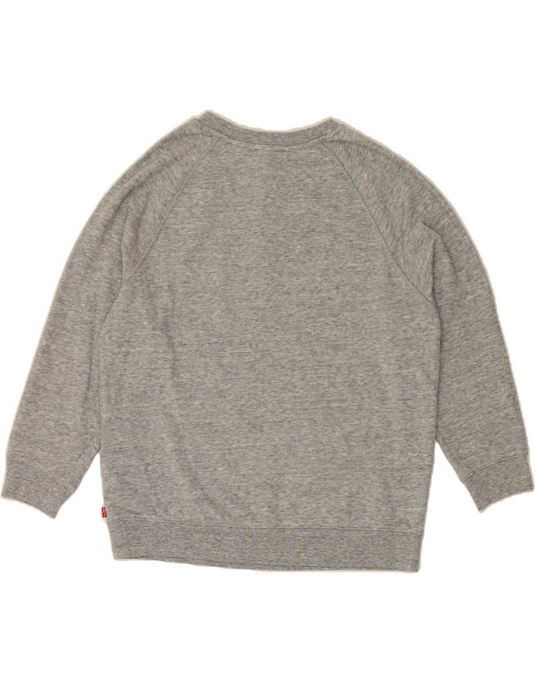 LEVI'S Womens Graphic Sweatshirt Jumper UK 18 XL Grey Cotton Vintage Levi's and Second-Hand Levi's from Messina Hembry 