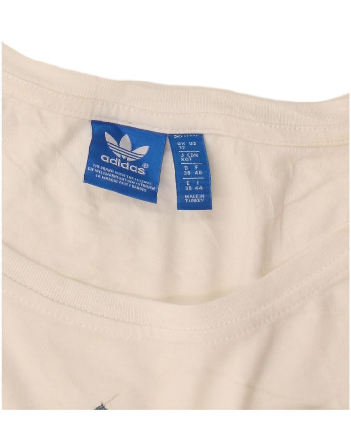 Damska koszulka graficzna Adidas Top UK 12 Medium White