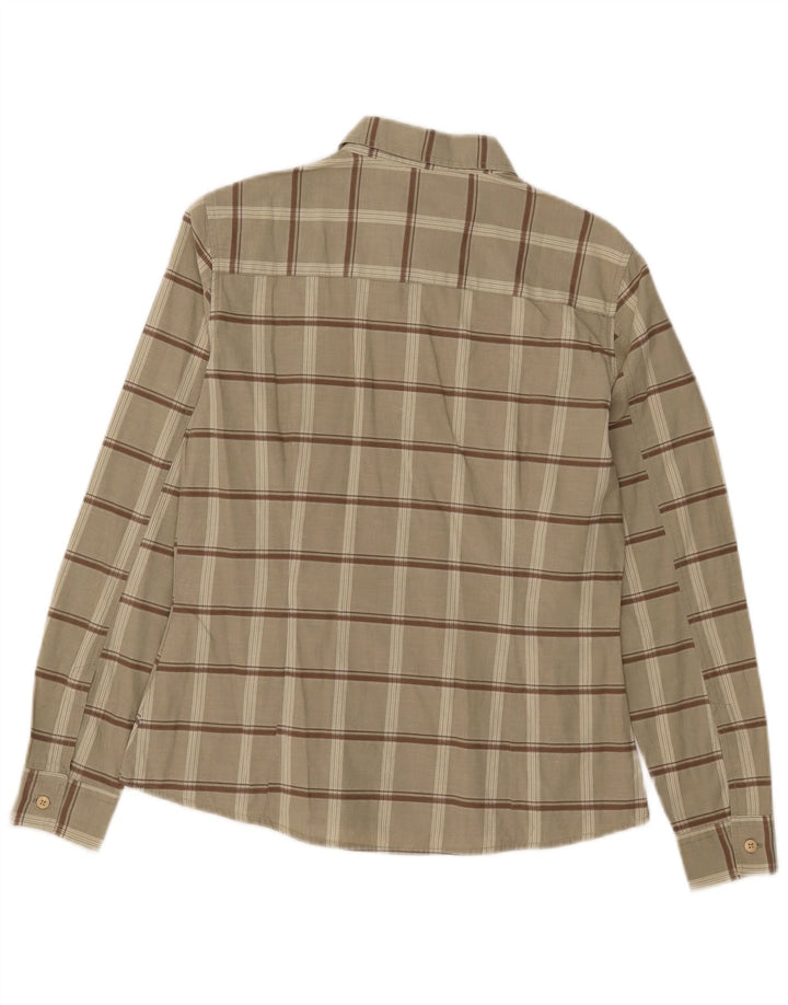 Koszula damska Timberland UK 14, średnia khaki, bawełniana kratka