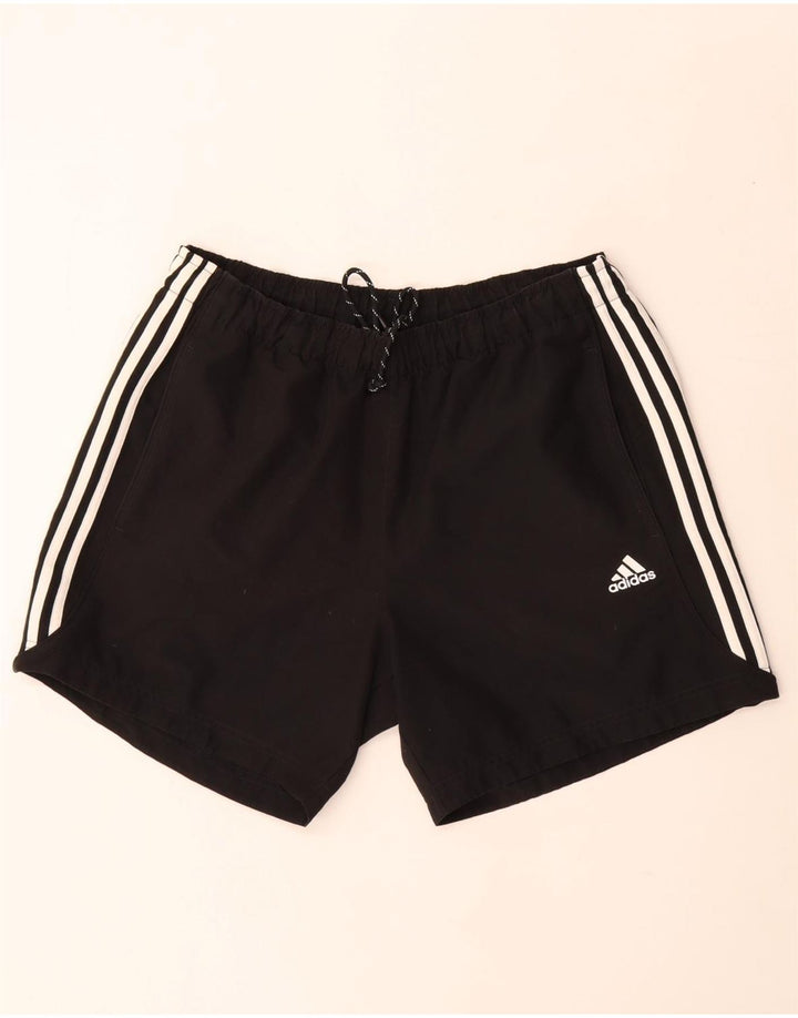 Męskie spodenki sportowe Adidas Climalite, duże, czarne, poliestrowe