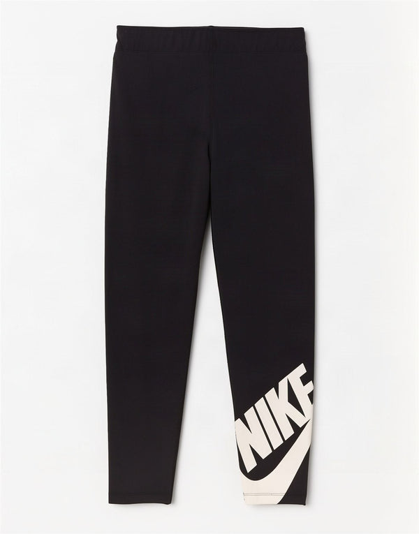 Damskie legginsy Nike Graphic UK 8, małe, czarne, bawełniane