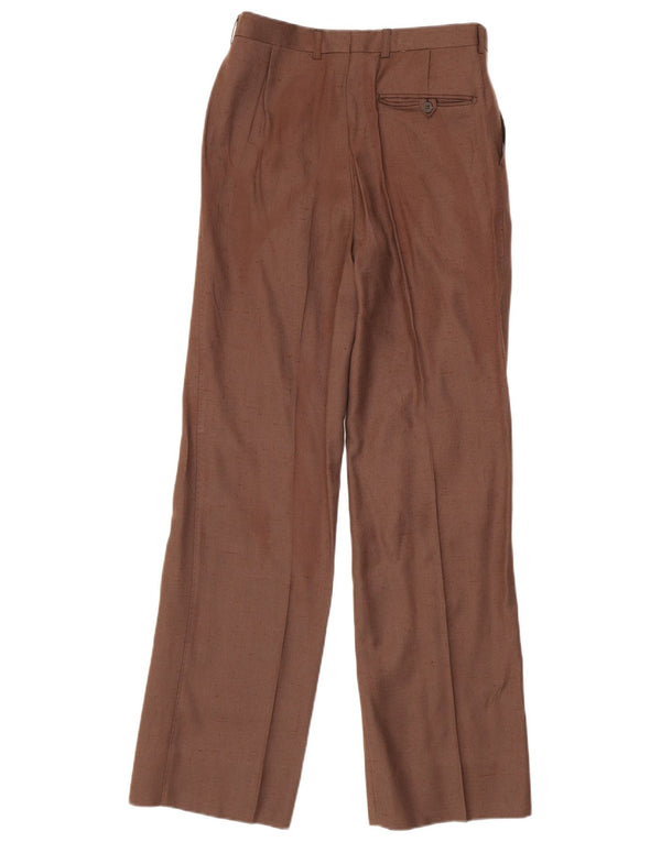 Męskie spodnie garniturowe Robin's IT 48 Medium W30 L32 Brązowa wiskoza