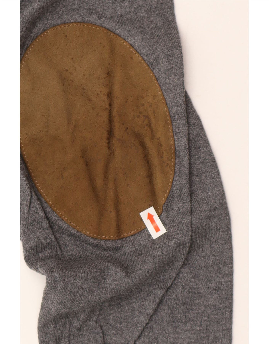Męski sweter Massimo Dutti z dekoltem w kształcie litery V, XL, szary, bawełniany