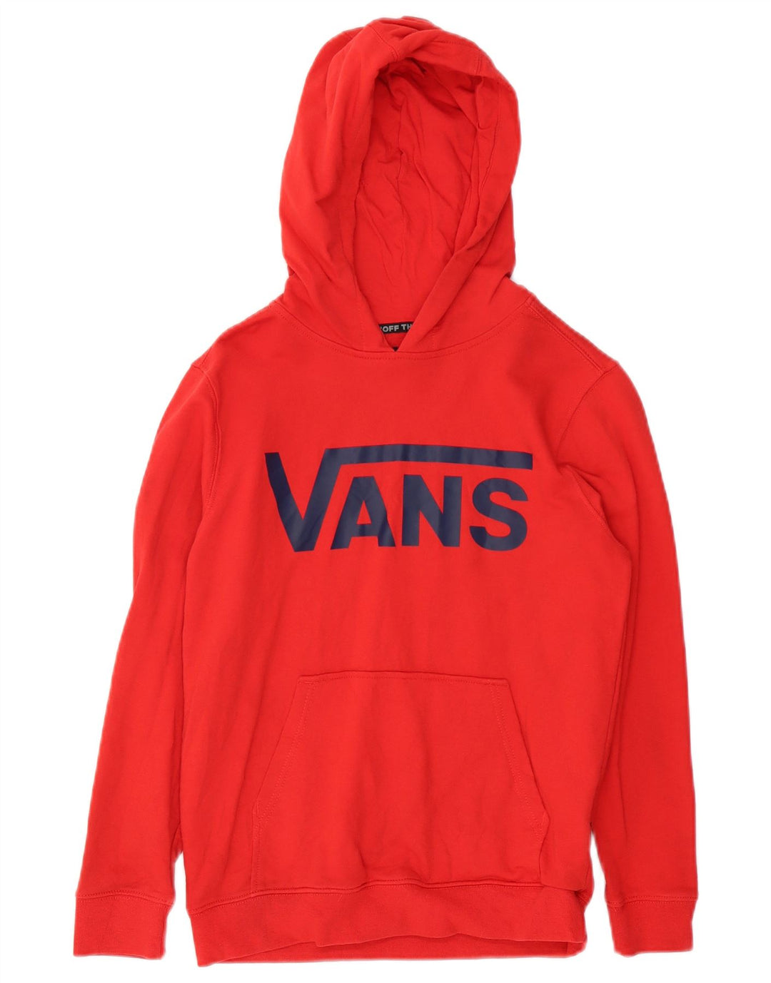 Chłopięcy sweter z kapturem Vans z grafiką, 10-11 lat, średni czerwony, bawełniany