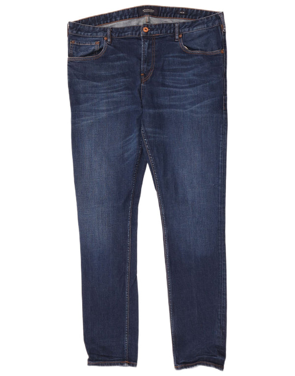 Scotch & Soda Mens Skinny Jeans W38 L34 Blue Cotton