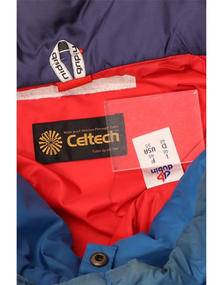 Męska kurtka narciarska Dubin o luźnym kroju IT 46, mały, czerwony poliester w blokach kolorów