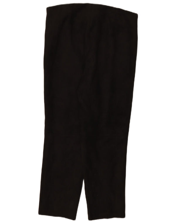 Krótkie spodnie damskie Zara 2XL W34 L26 Czarny poliester