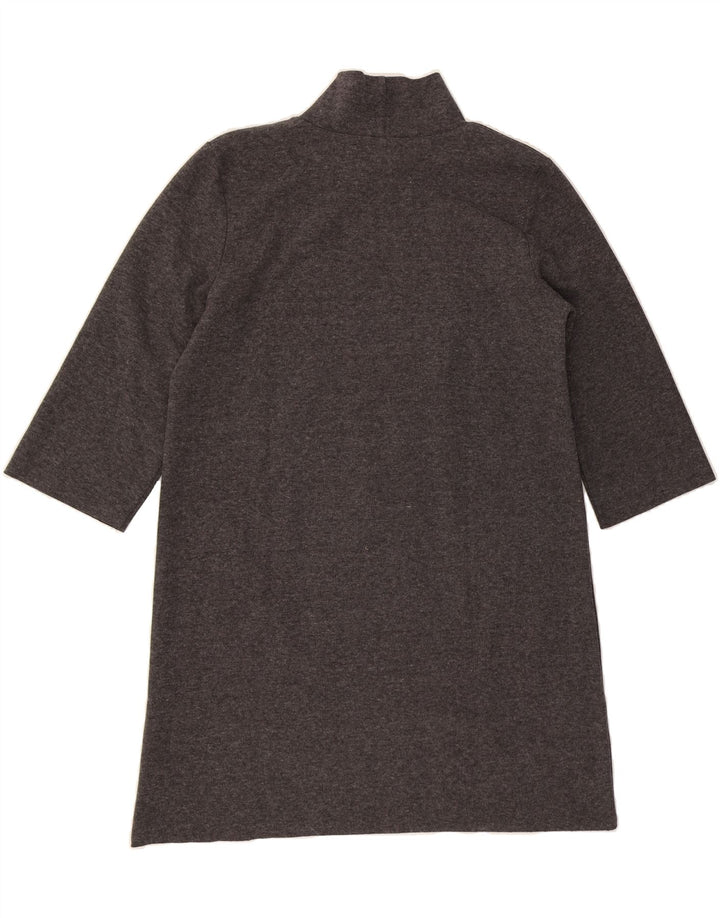 ZARA Womens 3/4 Sleeve Jumper Dress UK 12 Medium Grey Vintage Zara and Second-Hand Zara from Messina Hembry 