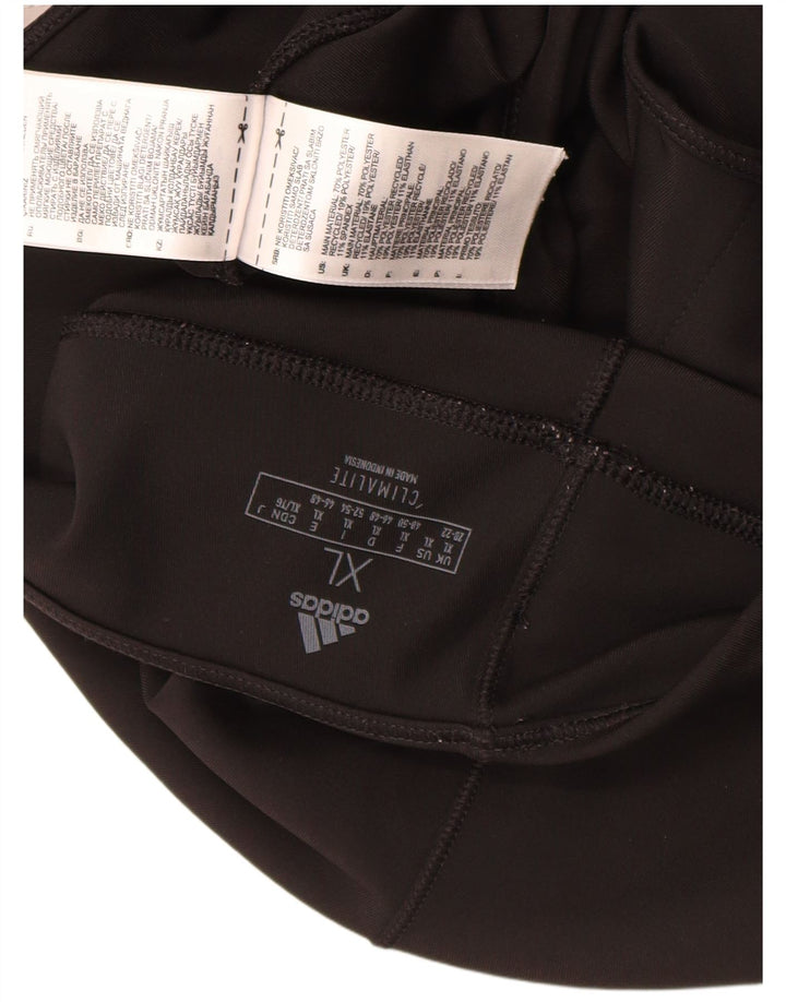 Damskie legginsy Adidas Climalite Capri UK 18 XL, czarny poliester