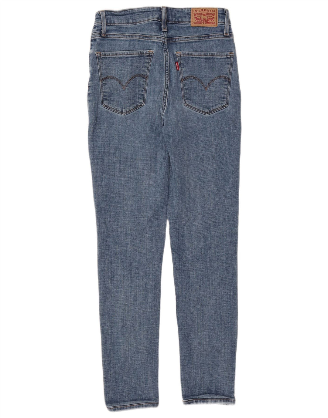 Damskie jeansy LEVI'S 721 z wysokim stanem W27 L27 Niebieska bawełna