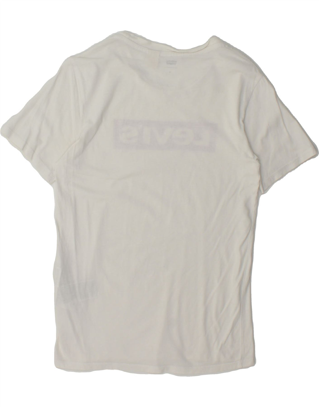 LEVI'S Mens Graphic T-Shirt Top XS White Cotton Vintage Levi's and Second-Hand Levi's from Messina Hembry 