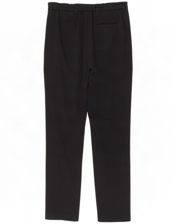 Proste spodnie damskie Marks & Spencer UK 14 Large W34 L32 czarne