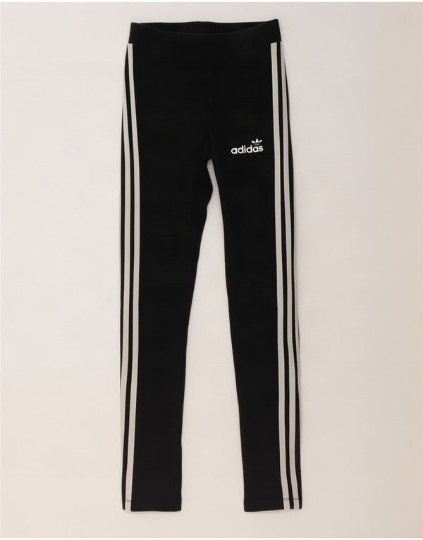 Legginsy Damskie Adidas UK 8 Małe Czarne Bawełniane