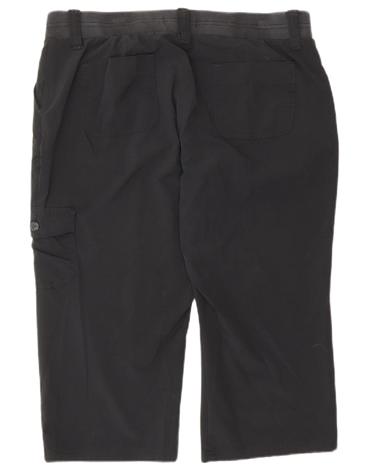 Spodnie damskie Lee Raiders Cargo Capri US 16 2XL W34 L20 Czarny poliester