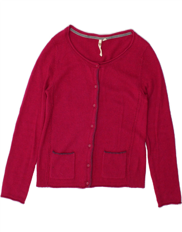 WHITE STUFF Womens Cardigan Sweater UK 12 Medium Pink Nylon Vintage White Stuff and Second-Hand White Stuff from Messina Hembry 