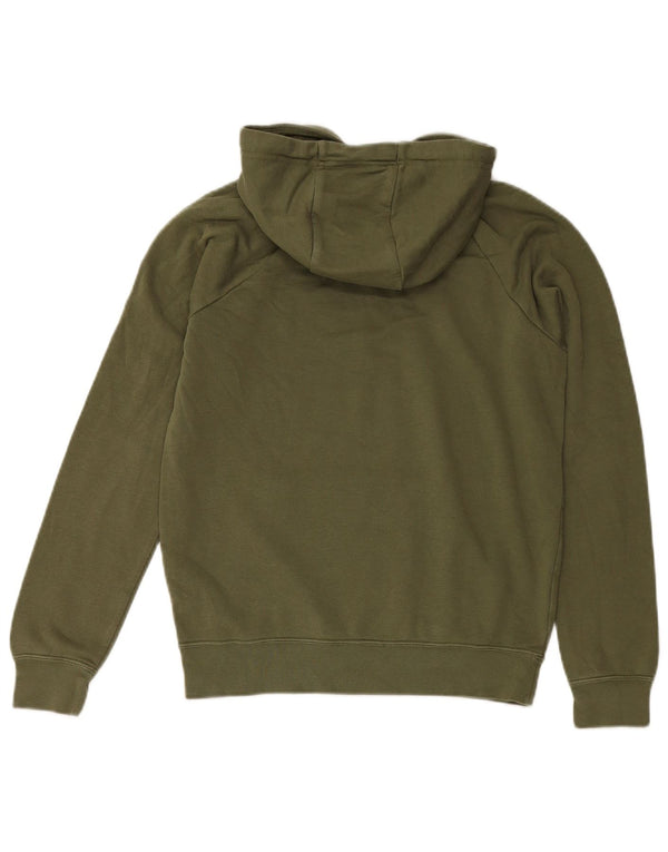 Damski sweter z kapturem NIKE z grafiką, UK 6 XS, bawełna khaki