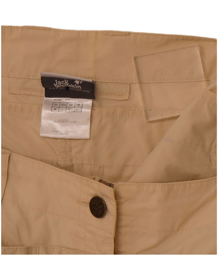 Bermudy damskie JACK WOLFSKIN UK 10/12 Medium W30 beżowe