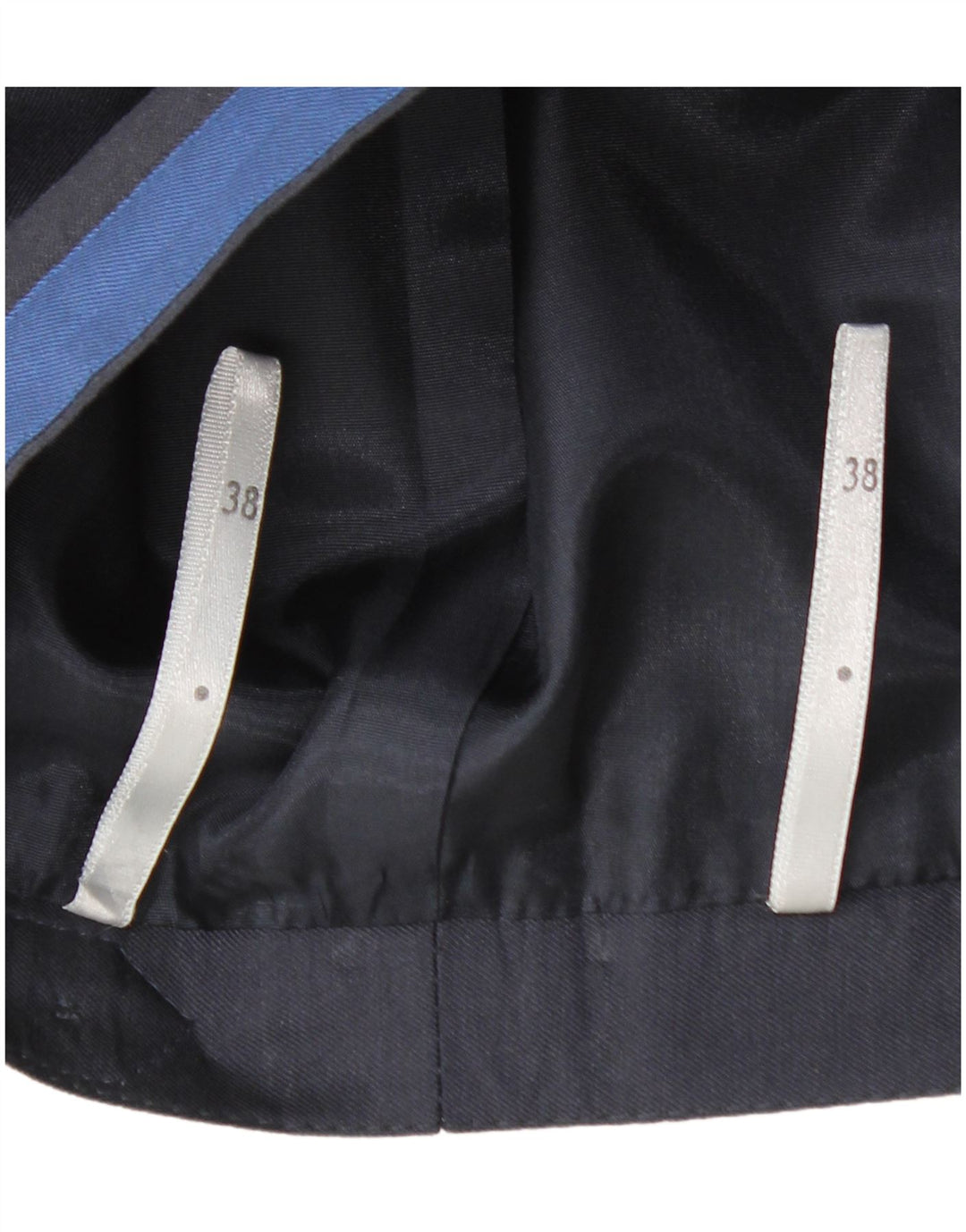 VINTAGE Damska spódnica w kształcie litery A z wysokim stanem EU 38 Medium W28 Granatowa