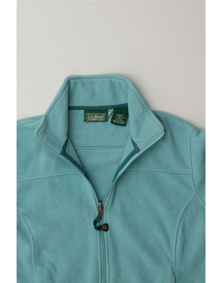 L.L.BEAN Womens Fleece Jacket UK 10 Small Blue Polyester Vintage L.L.Bean and Second-Hand L.L.Bean from Messina Hembry 