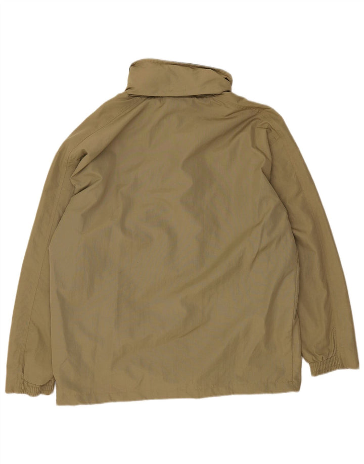 Męska kurtka przeciwdeszczowa z kapturem Diadora UK 36 Small Khaki, poliamid