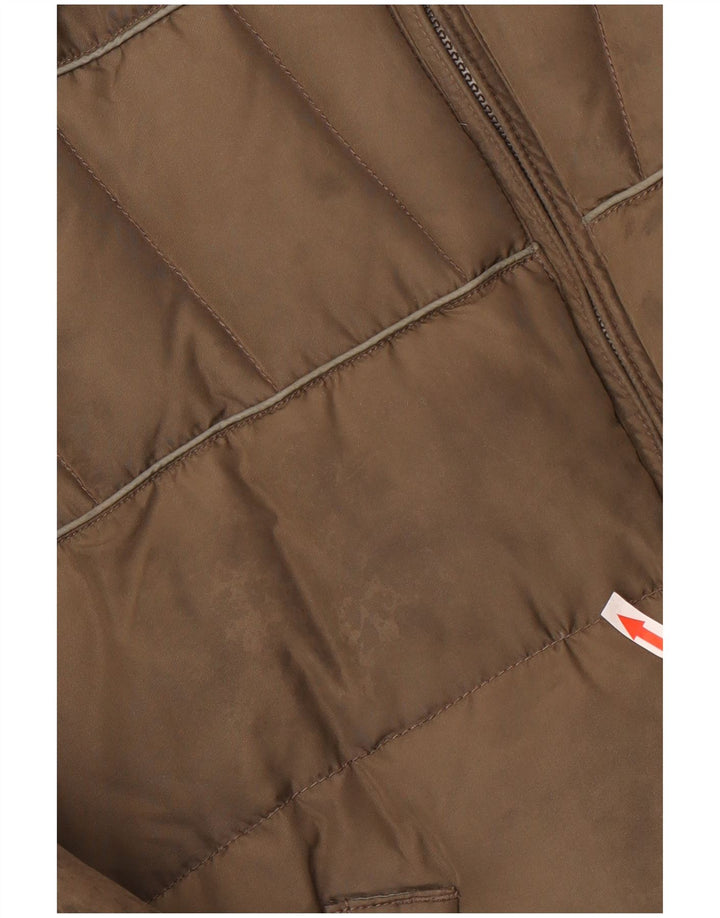 Męska wyściełana kurtka Columbia o luźnym kroju UK 36 Small Khaki
