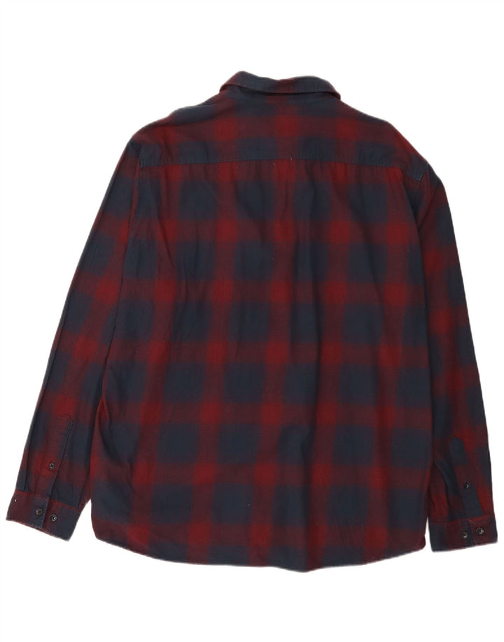 Męska koszula flanelowa Jack & Jones 2XL, bawełniana w czerwoną kratę
