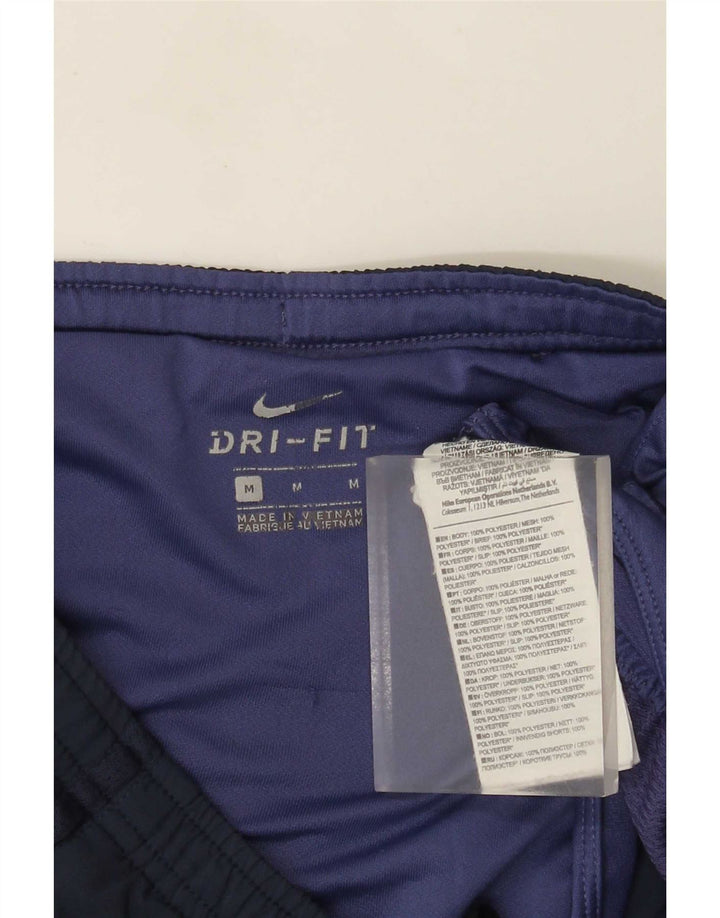 Męskie spodenki sportowe Nike Dri Fit, średni granatowy, poliester z blokami kolorów