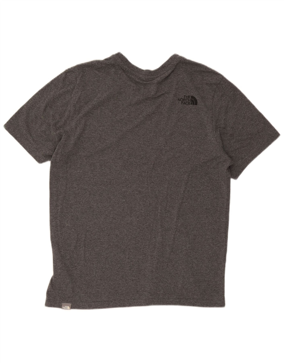 T-shirt męski The North Face, średnioszary, bawełniany w cętki