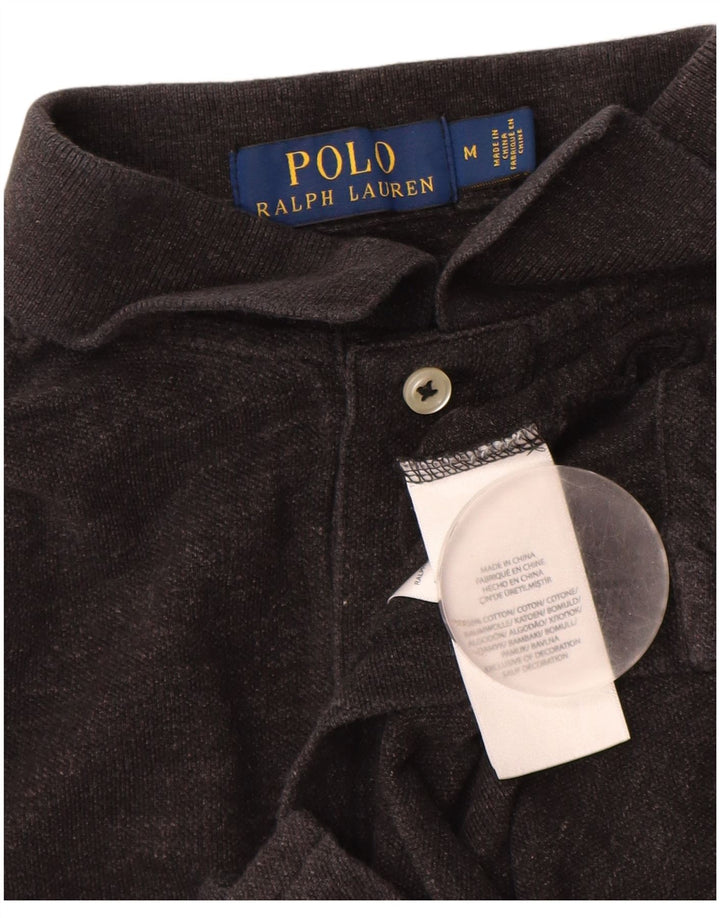 Męska koszulka polo Polo Ralph Lauren, średnia szara bawełna