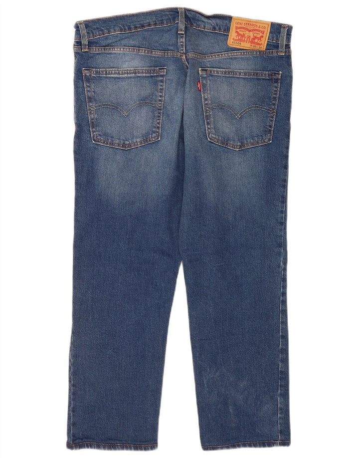 Męskie jeansy Levi's Croped W36 L24 Niebieskie bawełniane