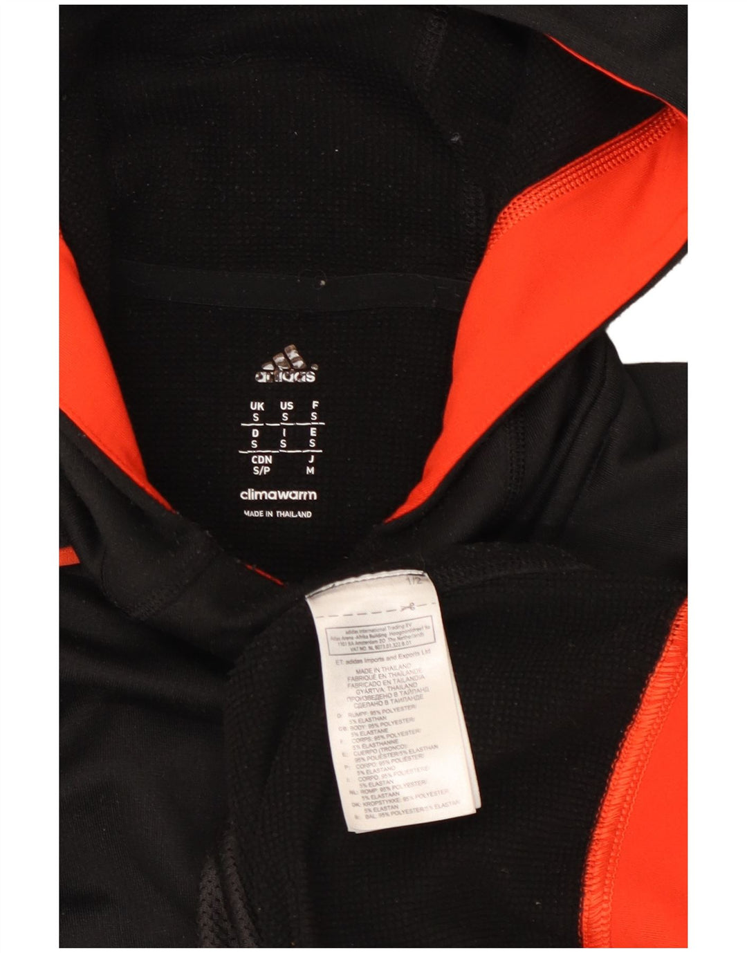 Męska bluza z kapturem Adidas Climawarm, mała, czarna, z poliestru