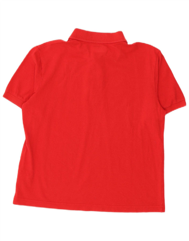 Męska koszulka polo Kappa, bawełniana, średnia czerwona