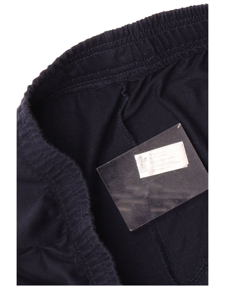 Męskie spodnie dresowe Umbro Joggery, duże, granatowe, poliestrowe